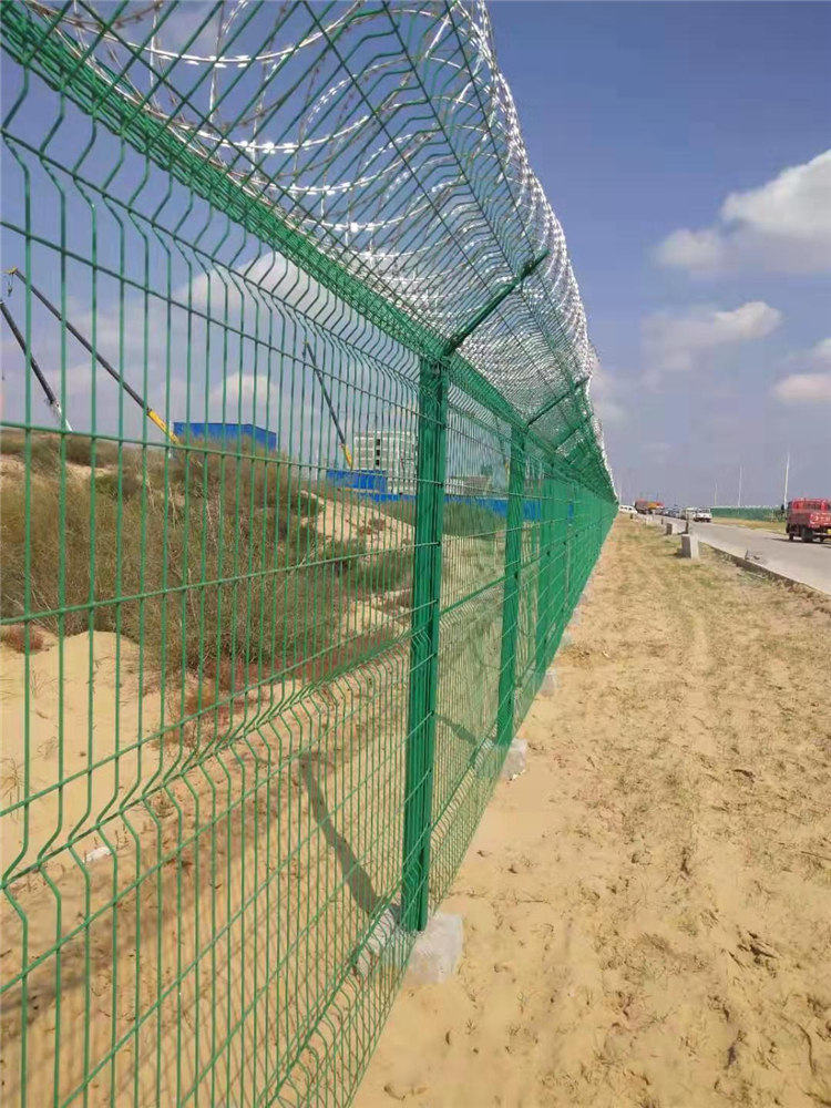 民用机场围界工程采用钢筋网围界的规格参数