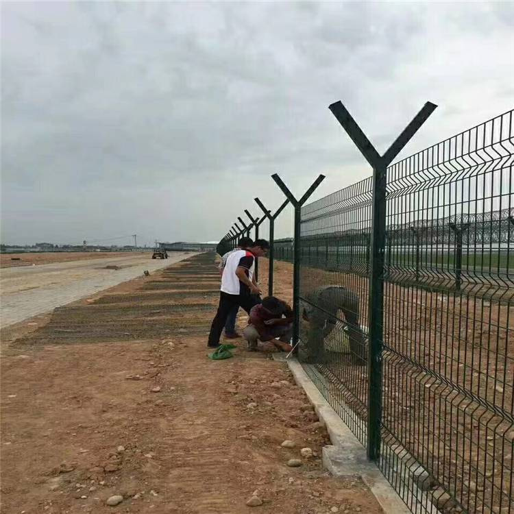 民用机场钢筋网围界工程施工方案