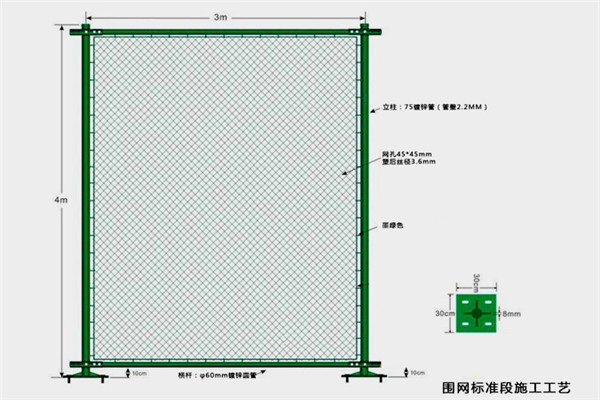 口字型体育场围网